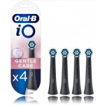 Oral-B iO Gentle Care Black vahetatavad elektrilised harjapead - 4 tk.