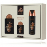 Lattafa Pride Brioche Vanille komplekt meestele ja naistele (100 ml EDP + 20 ml EDP + 200 ml deodorant-sprei) - Komplekt