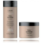 Lakme Teknia Full Defense Travel Pack juuksehoolduskomplekt (mask 50 ml + &scaron;ampoon 100 ml) - 1 tk.