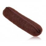 Lussoni Hair Bun Roll kummiga krunnit&auml;idis 1 tk - Brown 15 cm.
