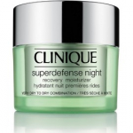 Clinique Superdefense Night Recovery taastav &ouml;&ouml;kreem n&auml;ole, kuivale / kombineeritud nahale 50 ml