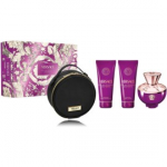 Versace Versace Dylan Purple Pour Femme komplekt naistele (100 ml EDP + 100 ml kehakreem + 100 ml du&scaron;igeel + kosmeetikakott) - Komplekt