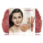 Dermacol Mega Glow n&auml;okomplekt (p&auml;ikesepuuder 10,5 g + ripsmetu&scaron;&scaron; 10,5 ml + s&auml;ra andev toode 20 ml + kosmeetikakott) - 1 tk.
