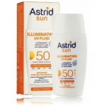 Astrid Illuminating UV Fluid SPF50+ kaitsev s&auml;ra andev vedelik n&auml;ole - 50 ml.