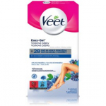Veet Easy-Gel depilatsiooni vaharibad jalgadele, tundlikule nahale - 12 tk.