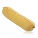 Lussoni Hair Bun Roll kummiga krunnit&auml;idis 1 tk - Yellow 15 cm.
