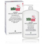 Sebamed Liquid Face & Body Wash seebivaba n&auml;o- ja kehapesuvahend tundlikule ja probleemsele nahale - 1000 ml.