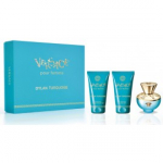 Versace Pour Femme Dylan Turquoise komplekt naistele (50ml. EDT + 50ml. du&scaron;igeel + 50ml. kehageel)