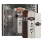 Cuba Black komplekt meestele (100 ml EDT + 100 ml habemeajamisj&auml;rgne palsam + 200 ml deodorant)