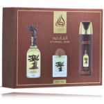 Lattafa Pride Eternal Oud komplekt meestele ja naistele (100 ml EDP + 20 ml EDP + 200 ml deodorant-sprei) - Komplekt