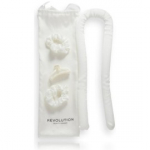 Makeup Revolution Curl Enhance Satin Curling Ribbon juuksekomplekt (lokipael + juukseklamber + 2 juuksel&otilde;ksu) - Ivory