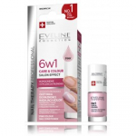 Eveline Nail Therapy 6in1 Care & Colour Pink k&uuml;&uuml;nepalsam - 5 ml.