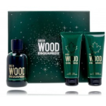 Dsquared2 Green Wood komplekt meestele (100 ml EDT + 100 ml du&scaron;igeel + 100 ml habemeajamisj&auml;rgne palsam) - Komplekt
