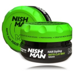 Nishman Hair Styling Matte Clay Wax Keratin M2 tugeva hoidvusega matt savivaha meestele - 100 ml.