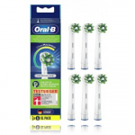 Oral-B CrossAction White vahetatav elektriline hambaharjapea - 6 tk.