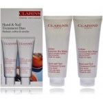 Clarins Hand & Nail Treatment Duo niisutav komplekt k&auml;tele ja k&uuml;&uuml;ntele - 2 x 100 ml.