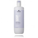 Schwarzkopf Professional BlondMe Bond Repair Purple Shampoo &scaron;ampoon blondidele juustele - 1000 ml.
