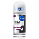 Nivea Black & White Authentic rulldeodorant naistele - 50 ml.