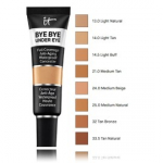 IT Cosmetics Bye Bye Under Eye Waterproof Concealer veekindel peitekreem silmade alla - 25.0 Medium Natural