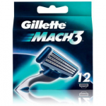 Gillette Mach3 raseerija vahetusterad - 12 tk.