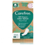 Carefree 100% Organic Cotton Topsheet Normal naiste h&uuml;gieenisidemed - 30 vnt.