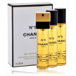 Chanel No.5 EDP naistele - 3x20 ml. t&auml;ide