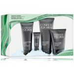 Clinique Great Skin Essentials N&auml;ohoolduskomplekt meestele (200 ml puhastusvahendit + 100 ml koorijat + 100 ml kreemi + 15 ml kreemi). - Komplekt