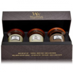 Woodwick l&otilde;hnak&uuml;&uuml;nalde komplekt 3 x 85 g (FIRESIDE, WHITE TEAK, SAND & DRIFTWOOD) - 1 tk.