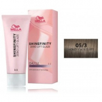 Wella Professionals Shinefinity Zero Lift Glaze juuksev&auml;rv - 05/3 Light Brown Gold (Honey Chocolate)