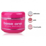 Silcare Base One UV Gel Builder geel k&uuml;&uuml;nte pikendamiseks - Milkshake 50g