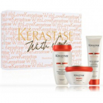 K&eacute;rastase Nutritive Bain Satin 2 Irisome komplekt kuivadele juustele (250 ml &scaron;ampoon + 200 ml mask + 150 ml hooldus)