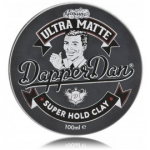 Dapper Dan Ultra Matte Super Hold Clay matt tugeva hoidmisega juuste kujundamise savi meestele - 100 ml.