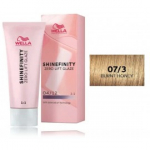 Wella Professionals Shinefinity Zero Lift Glaze juuksev&auml;rv - 07/3 Medium Blonde Gold (Burnt Honey)