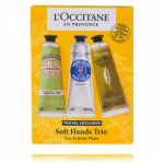 L'Occitane Soft Hands Trio k&auml;tekreemikomplekt k&otilde;ikidele nahat&uuml;&uuml;pidele (3 x 30 ml) - Komplekt