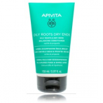 Apivita Oily Roots & Dry Ends Balancing Conditioner palsam rasusele peanahale ja kuivadele juukseotstele - 150 ml.
