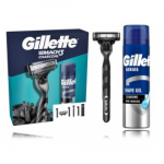 Gillette Mach3 Charcoal komplekt meestele (habemeajamisgeel 200 ml + raseerija1 tk + 1 tk vahetatav tera) - 1 tk.