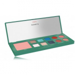 Pupa Pupart S Palette Green meigipalett n&auml;ole, silmadele ja huultele - 11,2 g.
