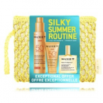 Nuxe Silky Summer Routine Set komplekt n&auml;ole ja kehale (150 ml sprei + 50 ml kreem + 50 ml kuiv&otilde;li + kosmeetikakott) - Komplekt