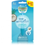 Wilkinson Sword My Intuition Comfort Coconut Delight &uuml;hekordne raseerija naistele - 4 vnt.