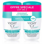 Vichy Antiperspirant Roll-on 48h rullantiperspirant - 2 x 50 ml.