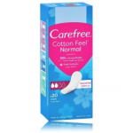 Carefree Cotton Feel Normal Vera l&otilde;hnata naiste h&uuml;gieenisidemed - 20 tk.