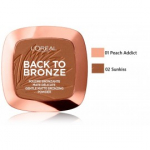 L'oreal Paris Back To Bronze Matte Powder Bronzer p&auml;ikesepuuder 9 g - 01 Peach Addict