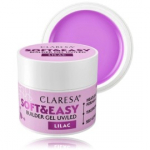 Claresa Soft & Easy Builder Gel UV / LED geel k&uuml;&uuml;nte pikendamiseks - Lilac 12 g.