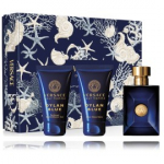 Versace Dylan Blue Pour Homme komplekt meestele (50 ml EDT + 50 ml du&scaron;igeel + 50 ml habemeajamisj&auml;rgne palsam)