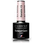 Claresa Extend Care 5in1 geelk&uuml;&uuml;nelaki aluslakk - Keratin #3