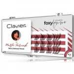 Clavier Foxy Femme by Marta dirbtinės priklijuojamos blakstienos kuok&scaron;teliais - 10-14mm