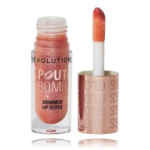 Makeup Revolution Pout Bomb Shimmer Lip Gloss huulel&auml;ige - Glimmer Nude