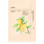 Ondo Beauty 36.5 PONG-PONG Charcoal & Yuja Bubble Mask lehtmask n&auml;ole - 25 g.