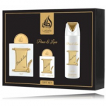 Lattafa Pride Peace & Love komplekt meestele ja naistele (100 ml EDP + 20 ml EDP + 200 ml deodorant-sprei) - Komplekt