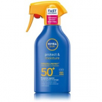 Nivea Sun Protect & Moisture SPF50+ p&auml;ikesekaitsesprei - 250 ml.